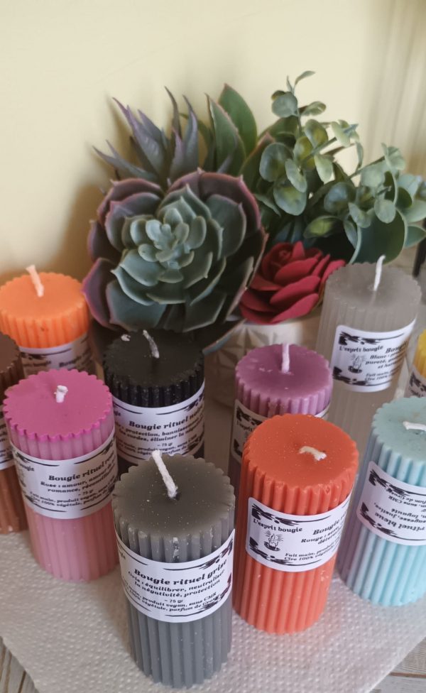 Lot de bougie rituel