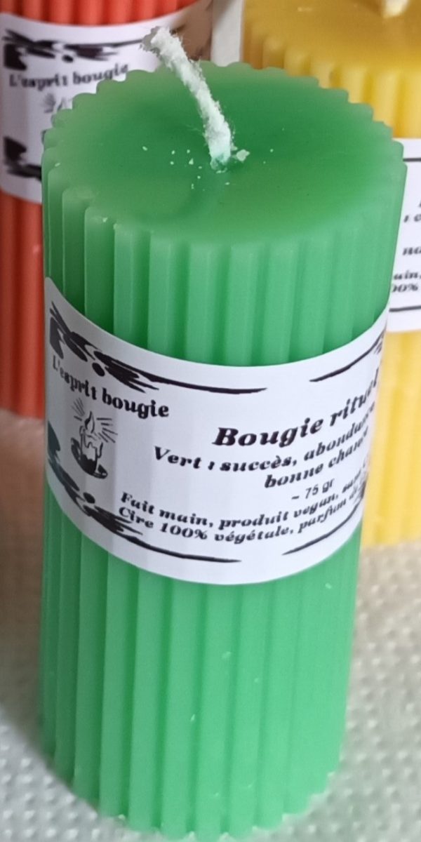 Bougie rituel Verte