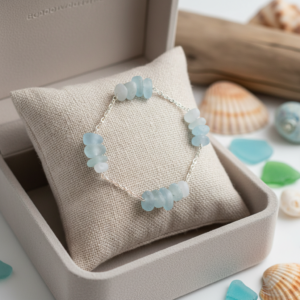 🩵 bracelet aigue marine – douceur & sérénité 🩵