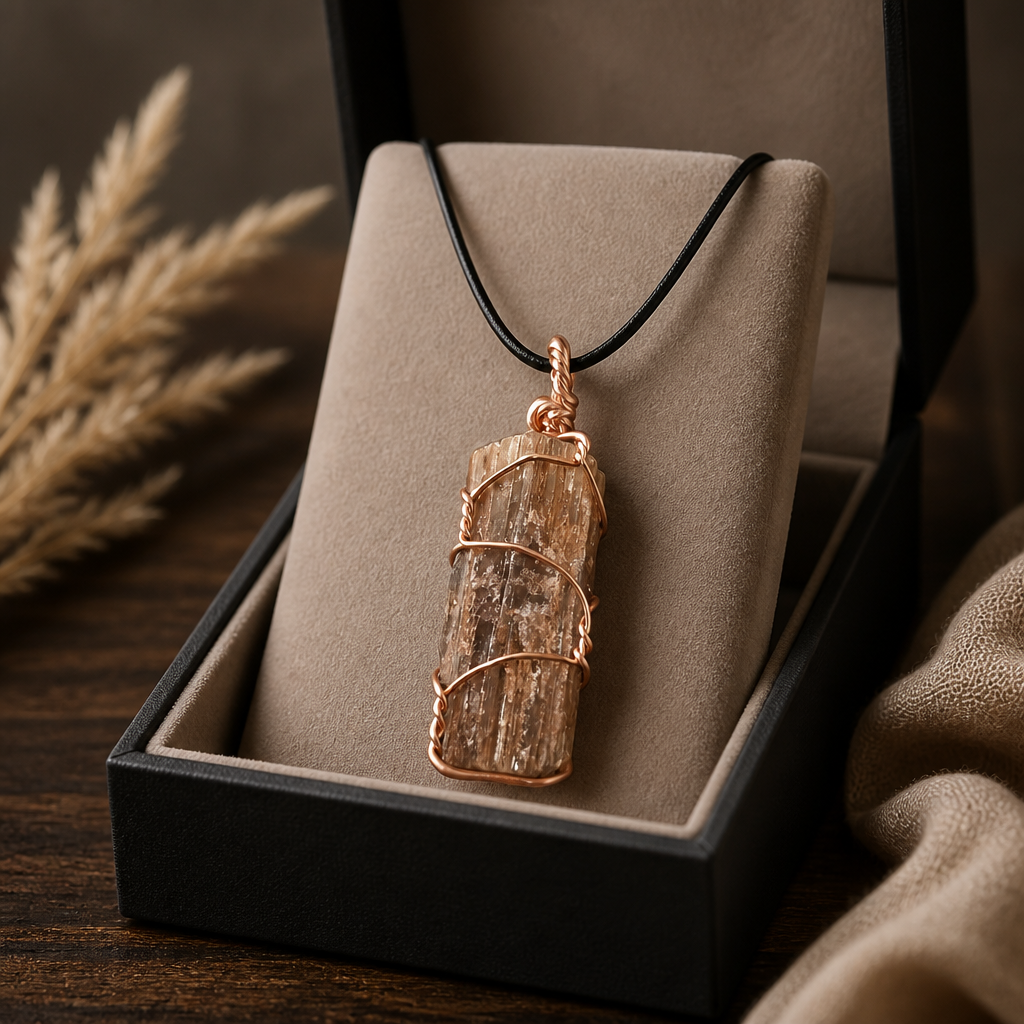 collier aragonite d’espagne – stabilité & Énergie positive collier aragonite d’espagne – stabilité & Énergie positive