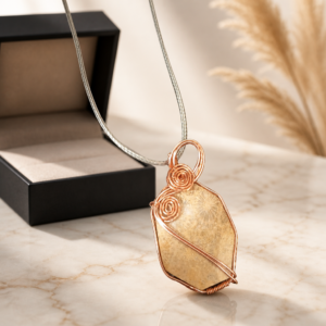 collier corail fossilisé