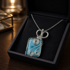 pendentif larimar – douceur & apaisement