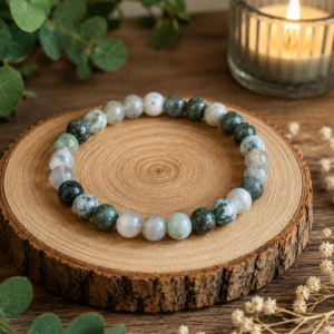 ✨ bracelet en agate arbre – ancrage & harmonie