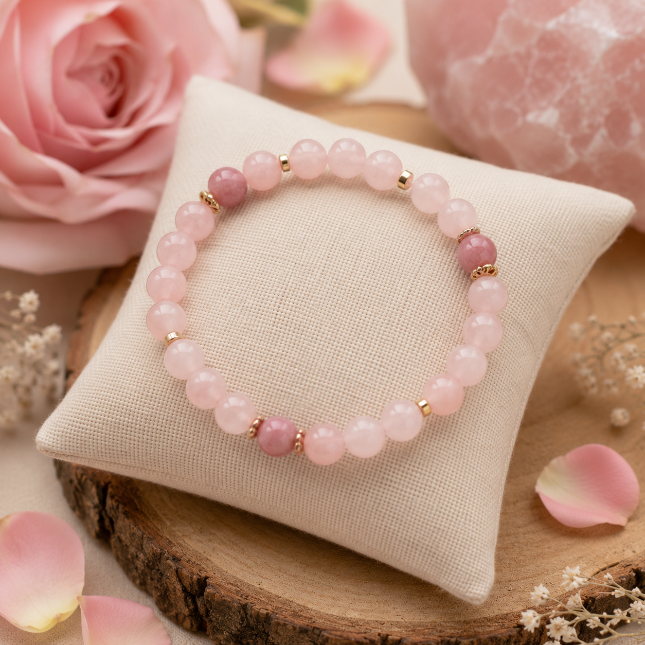 đź’– bracelet en pierres naturelles đź’– amour & douceur đź’– bracelet en pierres naturelles đź’– amour & douceur