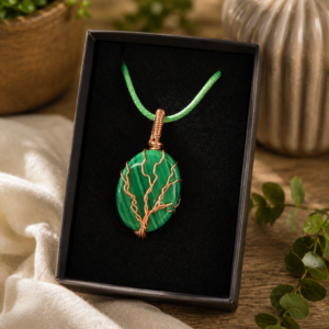 pendentif malachite – protection & transformation