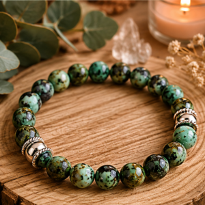 ✨ bracelet en turquoise africaine – Équilibre & sérénité