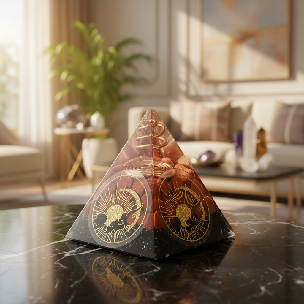 orgonite pyramide soleil mystique – harmonie & Énergie positive orgonite pyramide soleil mystique – harmonie & Énergie positive