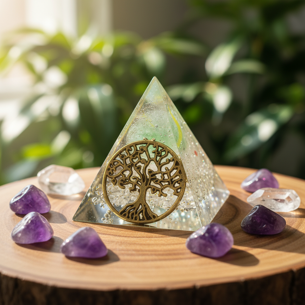 orgonite arbre de vie – quartz blanc orgonite arbre de vie – quartz blanc