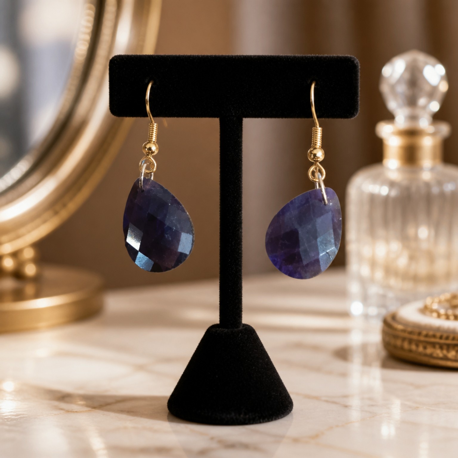 boucles d'oreilles améthyste – sérénité & intuition boucles d'oreilles améthyste – sérénité & intuition
