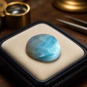 calcite bleue – pierre roulée naturelle